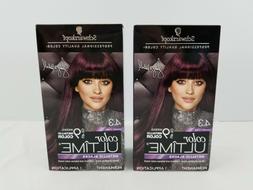 Ultime Metallic Blacks Violet 4.3 Permanent Hair Color X2