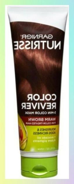 Reviver 5 Min Color Hair Mask, Warm Brown, 4.2 Oz