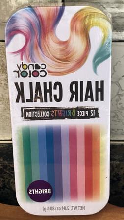 Hair Chalk Brights Collection 12 Shades New In Sealed Tin Bo