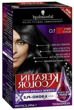 Permanent Hair Color Cream, 1.0 Black Onyx