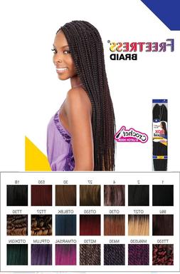 LARGE BOX BRAID - FREETRESS BULK CROCHET BRAID HAIR "NEW COL