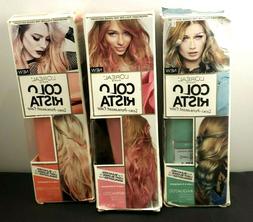 Ista Semi Permanent Hair Color Lot Of 3 Pink Peach Aqua New