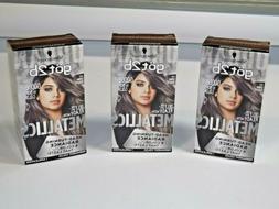 Lot Of 3 Schwarzkopf Got2b Metallics M83 Urban Mauve Hair Dy