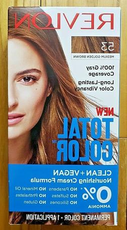 53 Medium Golden Brown Clean + Vegan Hair Color