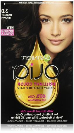 Garnier Olia Oil Powered Permanent Color, Darkest Brown  1 e