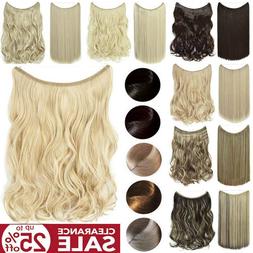 Secret Wire In REAL As Human Hair Extensions Hidden Halos Wr
